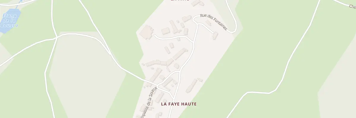 Plan du 5236 La Faye à Loubeyrat