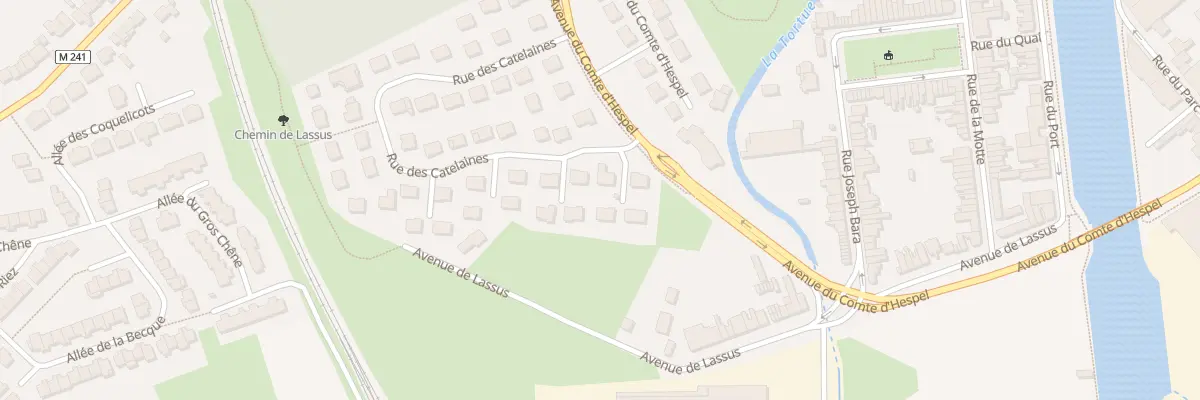 Plan du 5 Rue des Catelaines à Haubourdin
