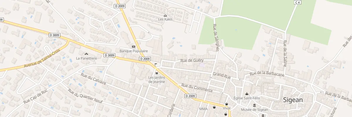 Plan du 34 Rue de Guery à Sigean