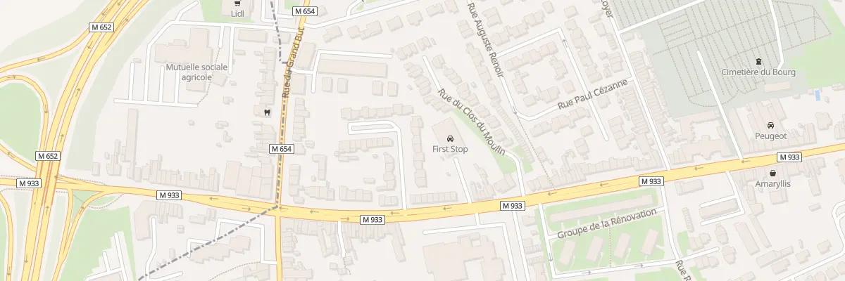 Plan du 12 Rue du Flaquet à Lille