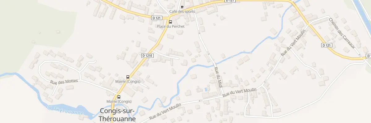 Plan du 15 Rue de la Poste à Congis-sur-Thérouanne