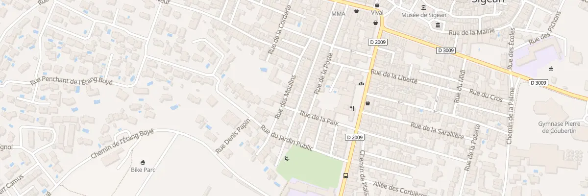 Plan du 52 Rue de la Republique à Sigean