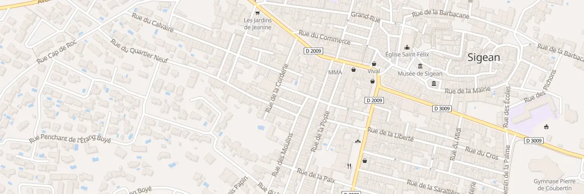 Plan du 13 Rue du Chantier à Sigean