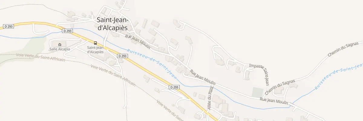 Plan du 20 Rue Jean Moulin à Saint-Jean-d’Alcapiès