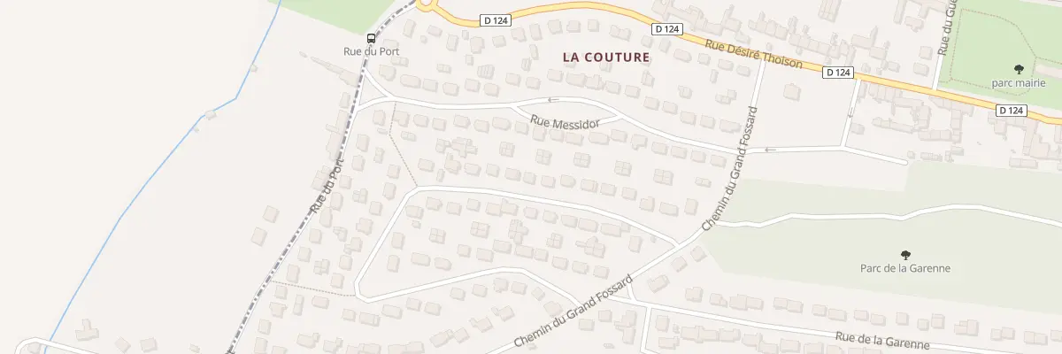Plan du 18 Rue de la Couture à Cannes-Écluse