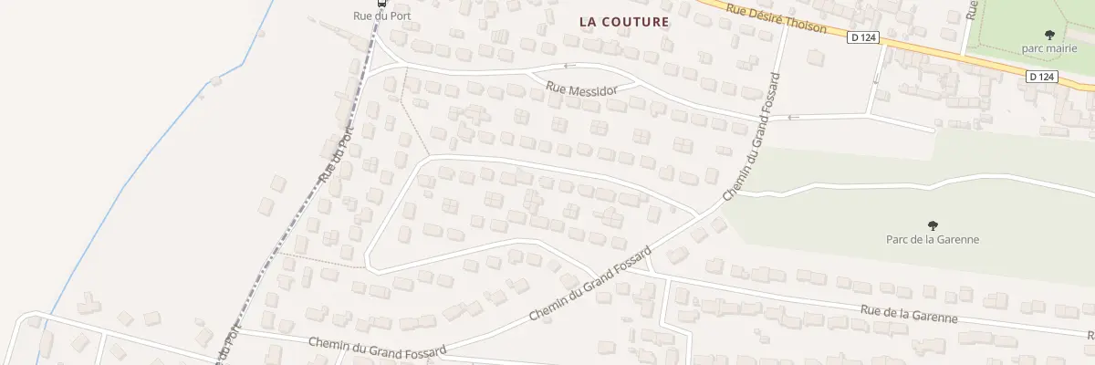 Plan du 11 Rue de la Couture à Cannes-Écluse