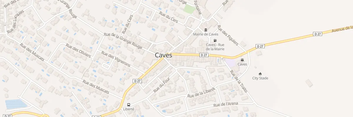 Plan du 7 Av de la Mer à Caves