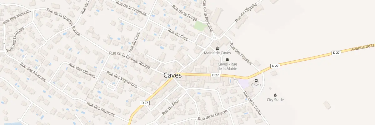 Plan du 9 Rue de la Fontaine à Caves