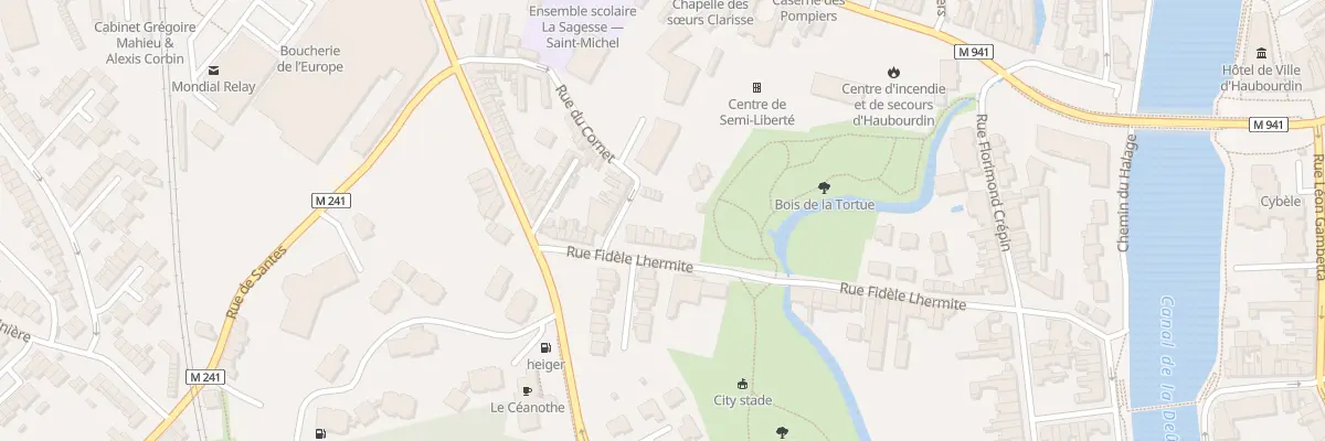Plan du 59D Rue Fidèle Lhermitte à Haubourdin
