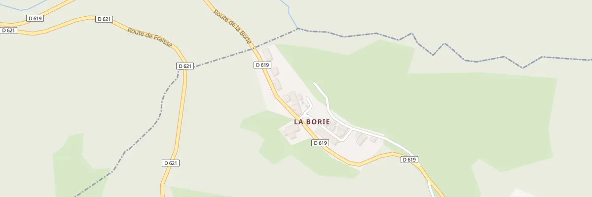 Plan du 5011 La Borie à Saint-Pierre-Colamine