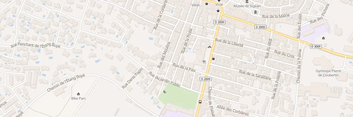 Plan du 53 Rue de la Republique à Sigean