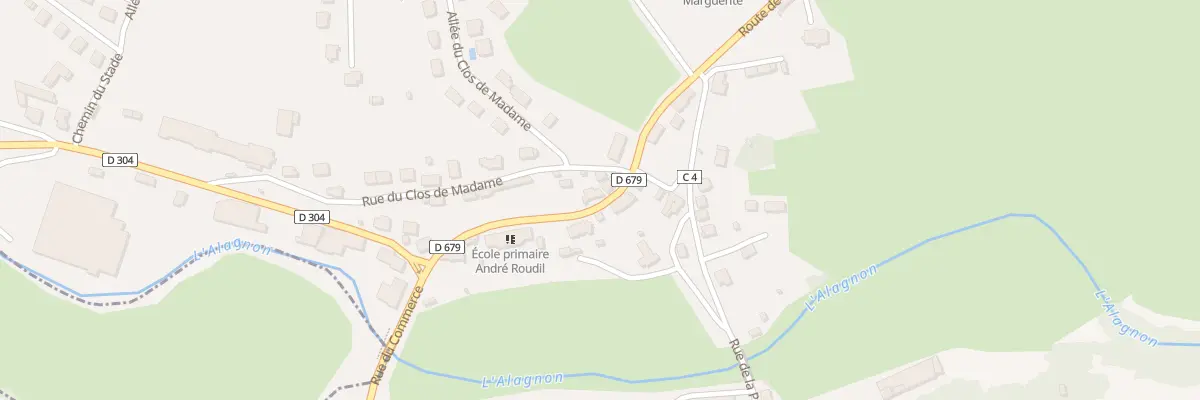 Plan du 11 Rue des Ecoles à Neussargues-Moissac