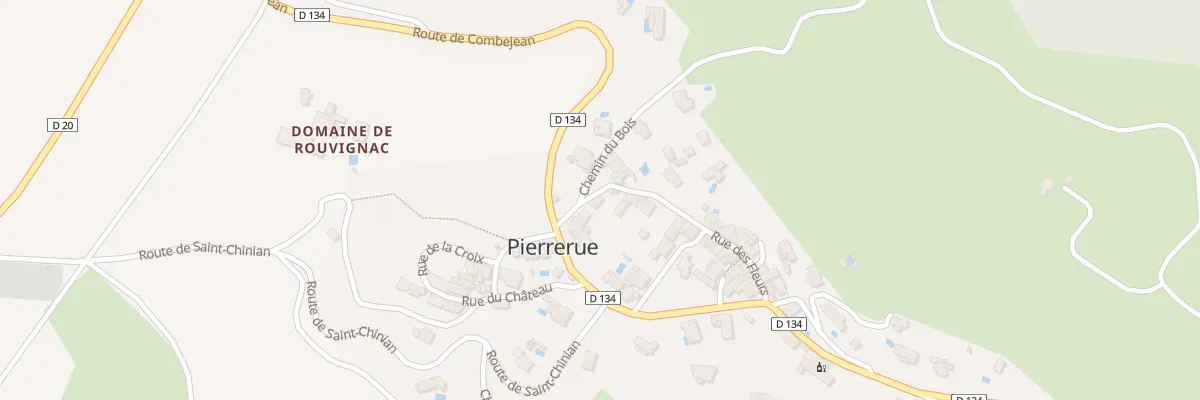 Plan du 5020F Rue de la Fontaine à Pierrerue
