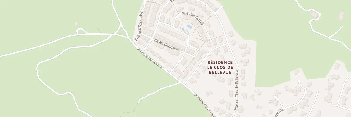 Plan du 43 Res Domaine des Capitelles à Fitou