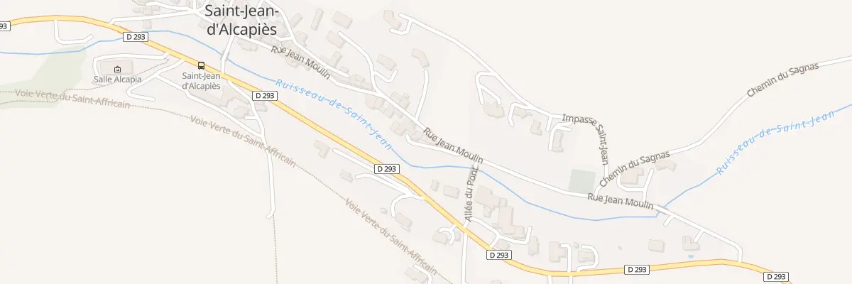 Plan du 21A Rue Jean Moulin à Saint-Jean-d’Alcapiès
