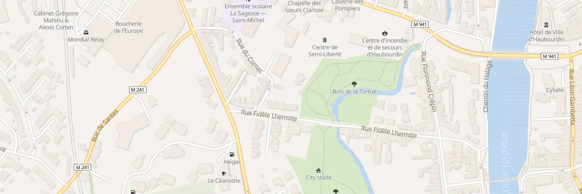 Plan du 59F Rue Fidèle Lhermitte à Haubourdin