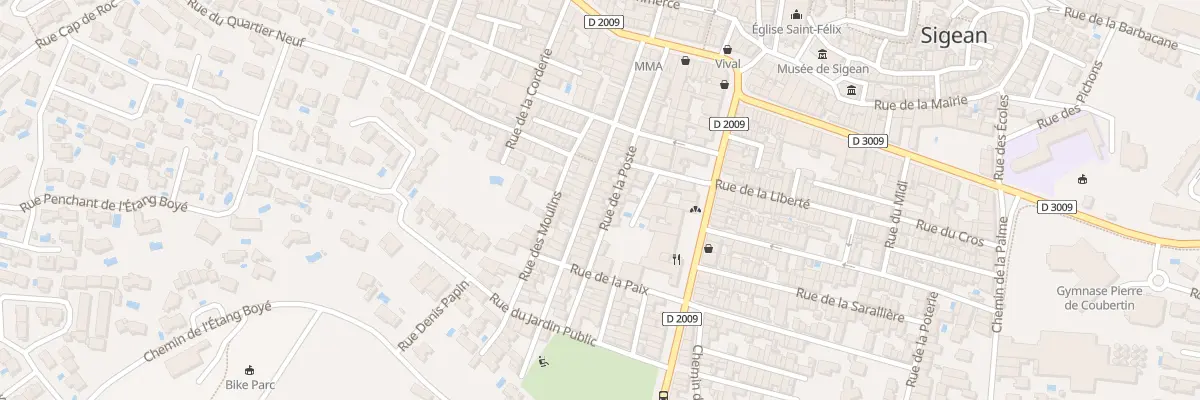 Plan du 41 Rue de la Republique à Sigean