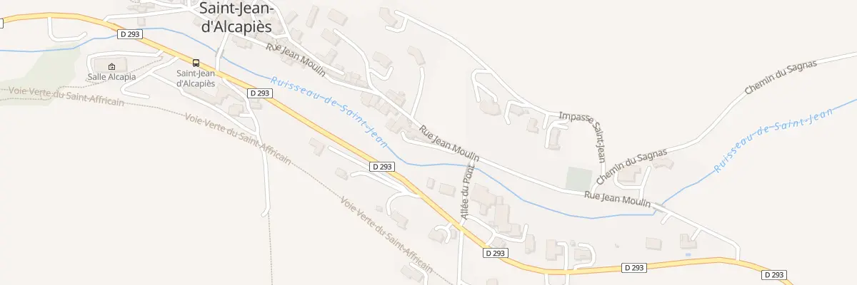 Plan du 446 Rue Jean Moulin à Saint-Jean-d’Alcapiès