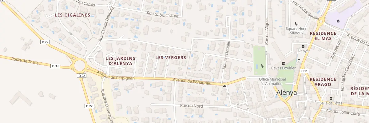 Plan du 17 Rue Rességuier à Alénya