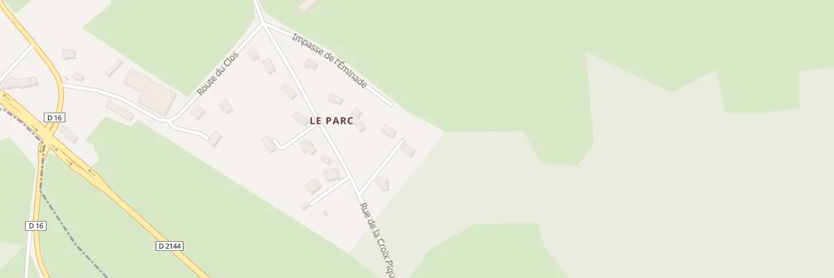Plan du 5232 Le Parc à Pouzol