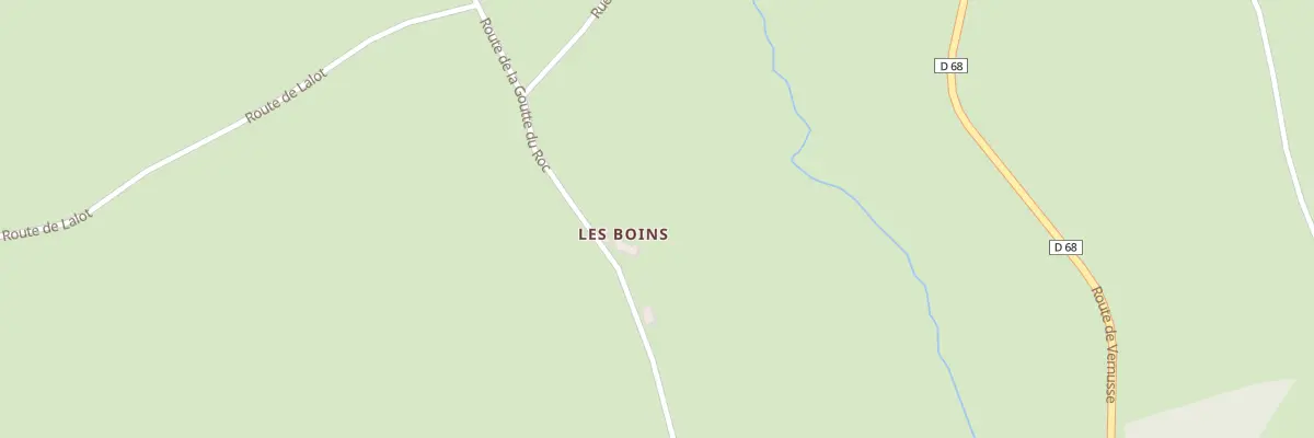 Plan du 5056 Les Boins à Blomard