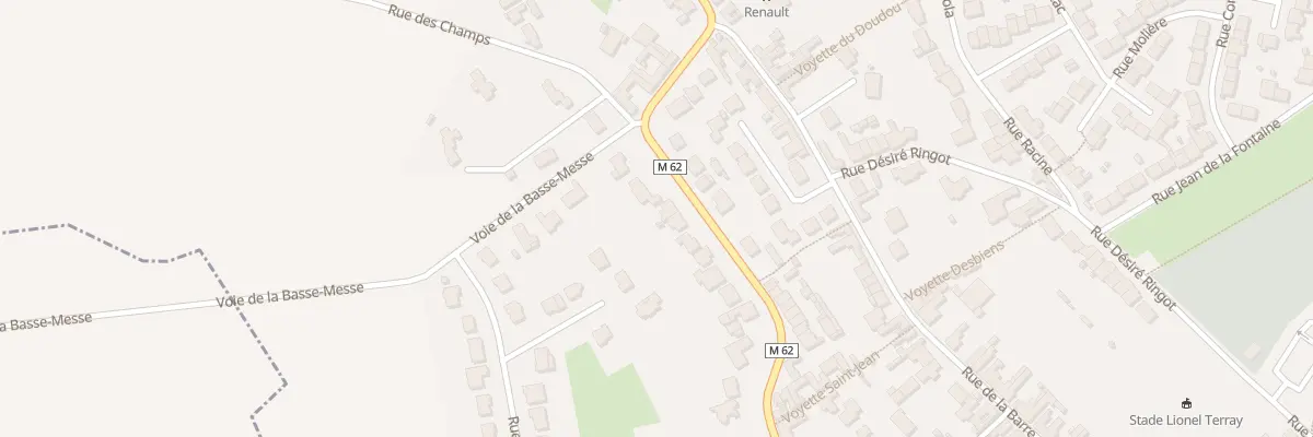 Plan du 31 Rue du Maréchal Leclerc à Gondecourt