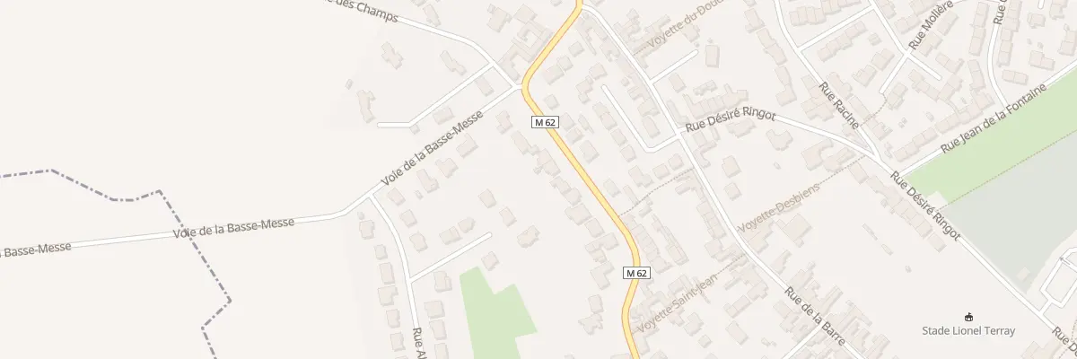 Plan du 29 Rue du Maréchal Leclerc à Gondecourt