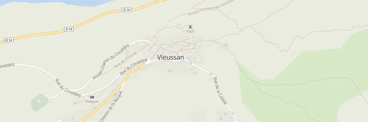 Plan du 5082 Le Village à Vieussan