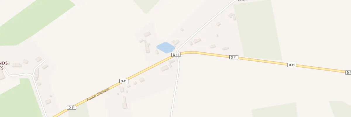 Plan du 45 Rte d’Aillant au Charme