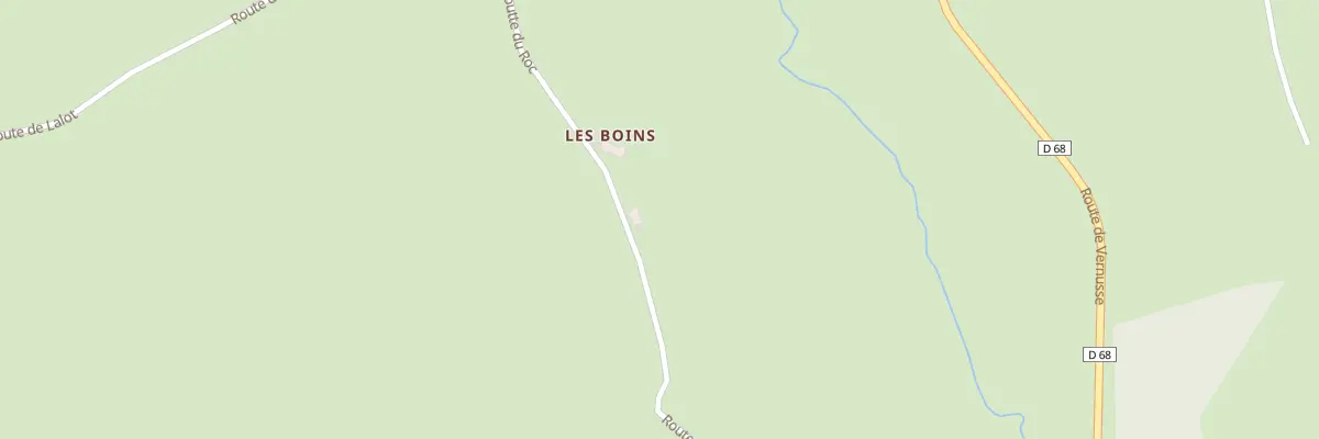 Plan du 5057 Les Boins à Blomard