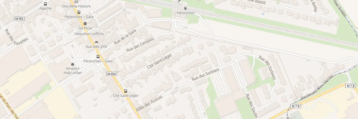 Plan du 8 Cite Saint-Léger à Pérenchies