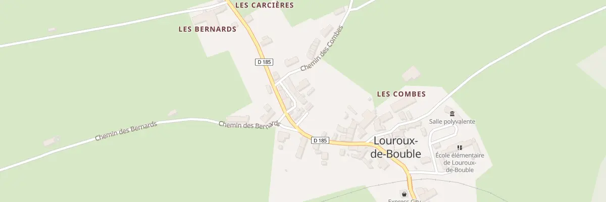 Plan du 2 Pas du Jules à Louroux-de-Bouble