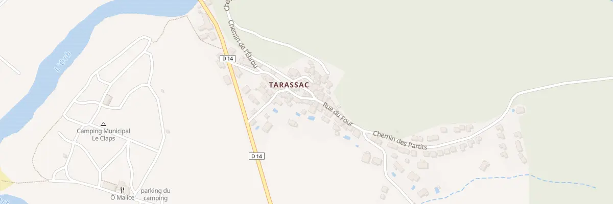 Plan du 5409 Hameau de Tarassac à Mons