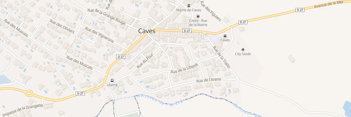 Plan du 9 Rue des Terriers à Caves