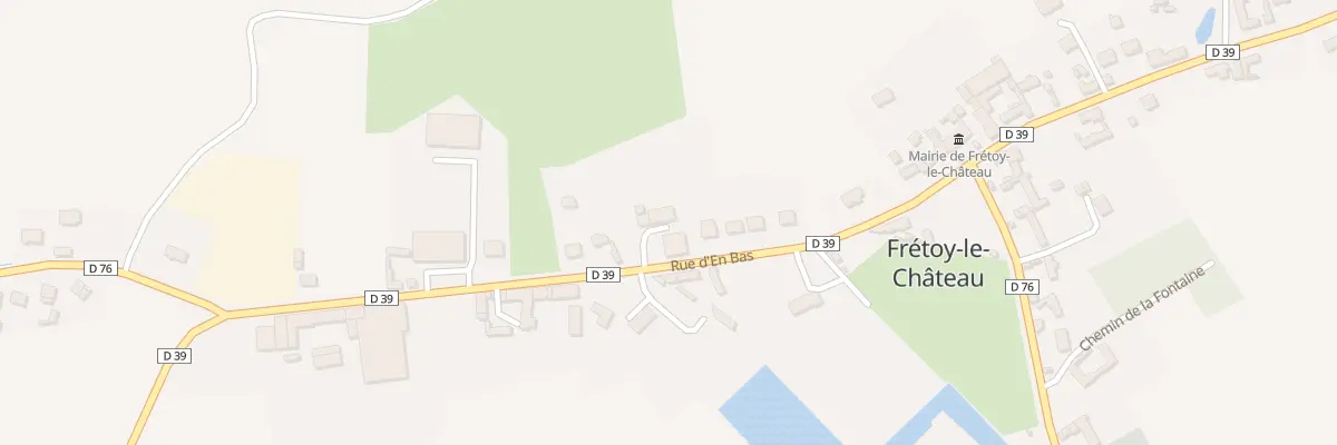 Plan du 244 Rue d’En Bas à Frétoy-le-Château
