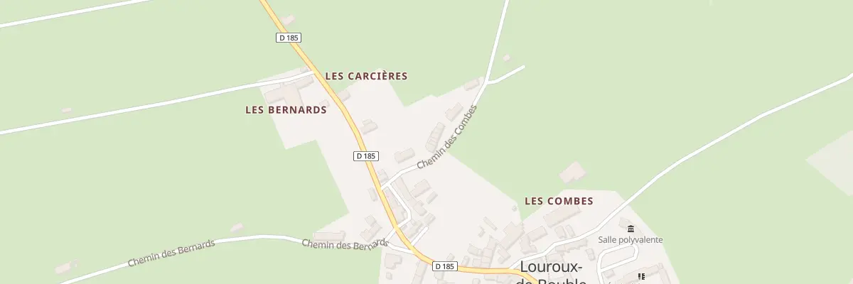 Plan du 5 Che des Combes à Louroux-de-Bouble