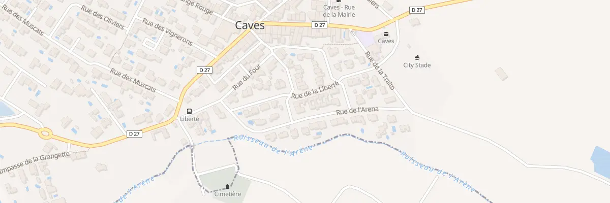 Plan du 17 Rue de la Liberté à Caves
