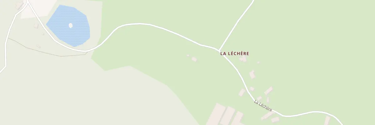 Plan du 1 La Lechere à Manzat
