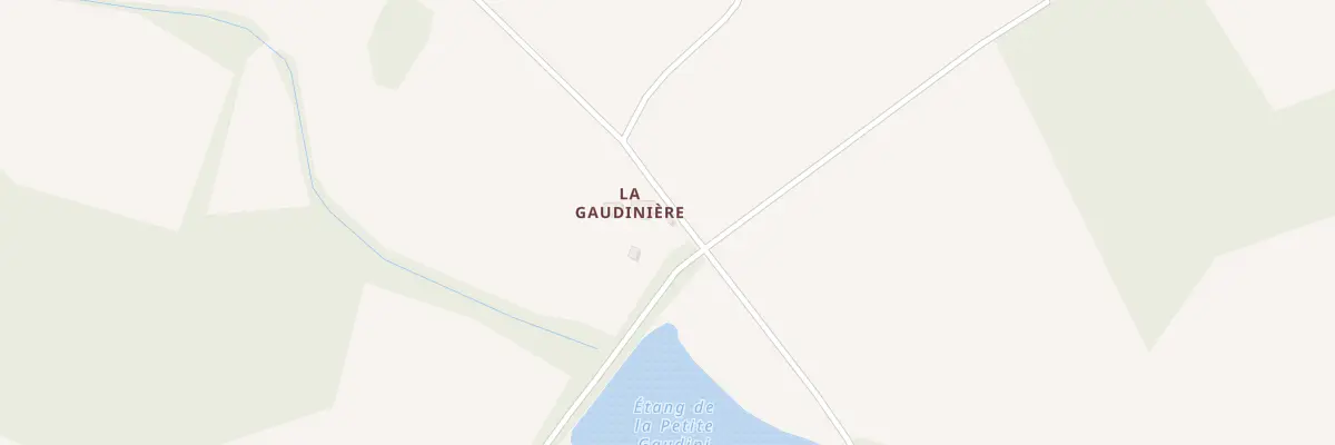 Plan du 138 La Gaudiniere à Champcevrais