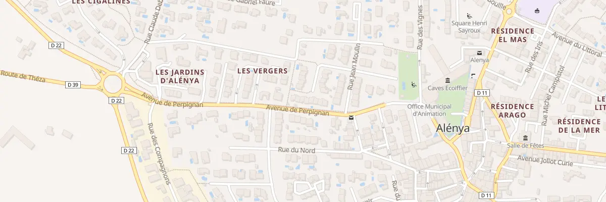 Plan du 11 Rue du Château d’Eau à Alénya