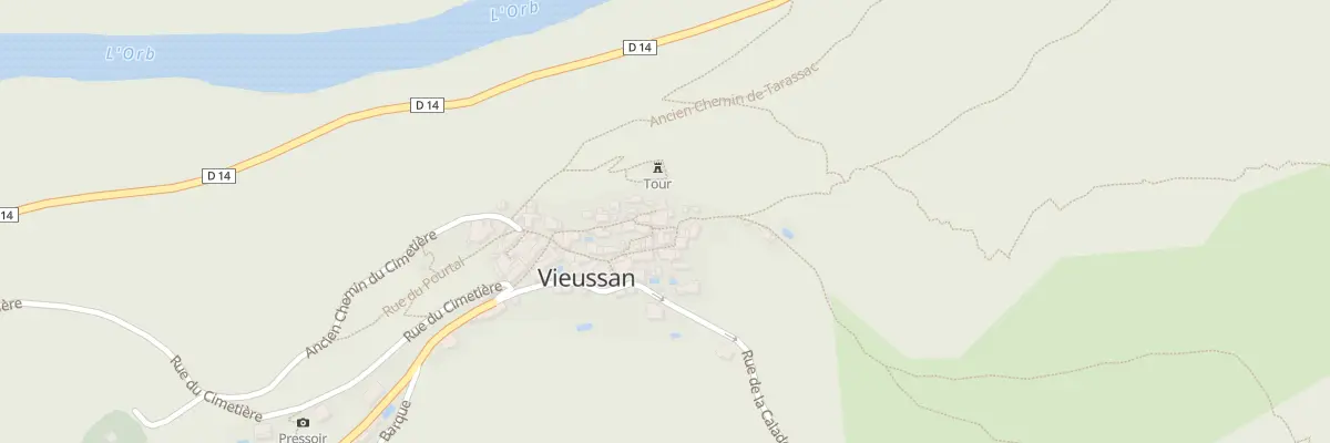 Plan du 5022 Rue Haute à Vieussan