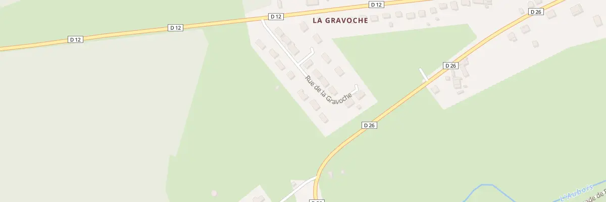 Plan du 40 Rue de la Gravoche à Jouet-sur-l’Aubois