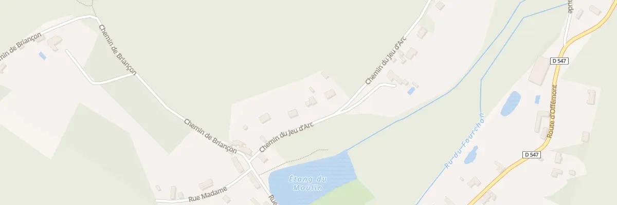 Plan du 7 Che du Jeu d’Arc à Saint-Crépin-aux-Bois