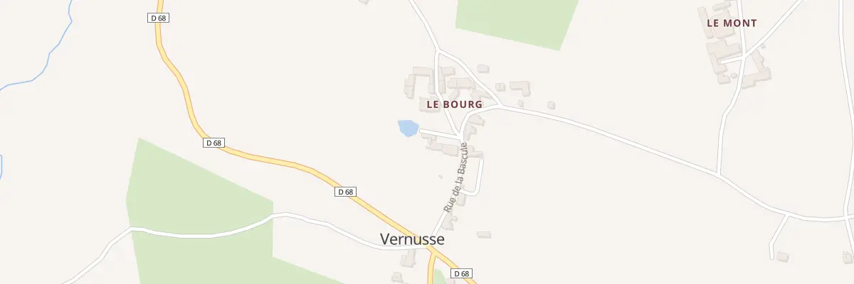 Plan du 2 Place Saint Martin à Vernusse