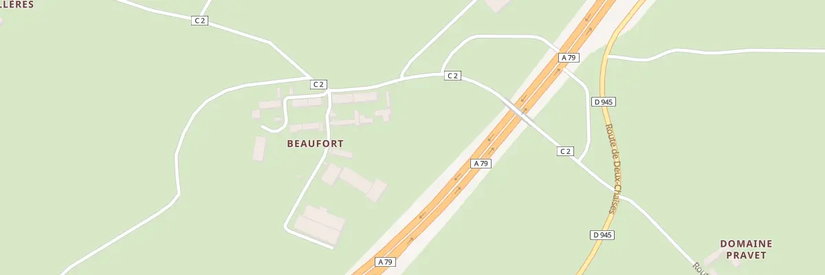 Plan du 5095 Beaufort à Montmarault