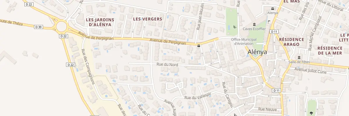 Plan du 10 Rue du Nord à Alénya