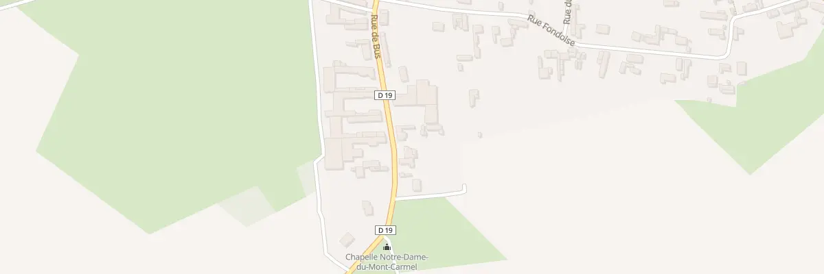 Plan du 6 Rue de Bus à Bertincourt