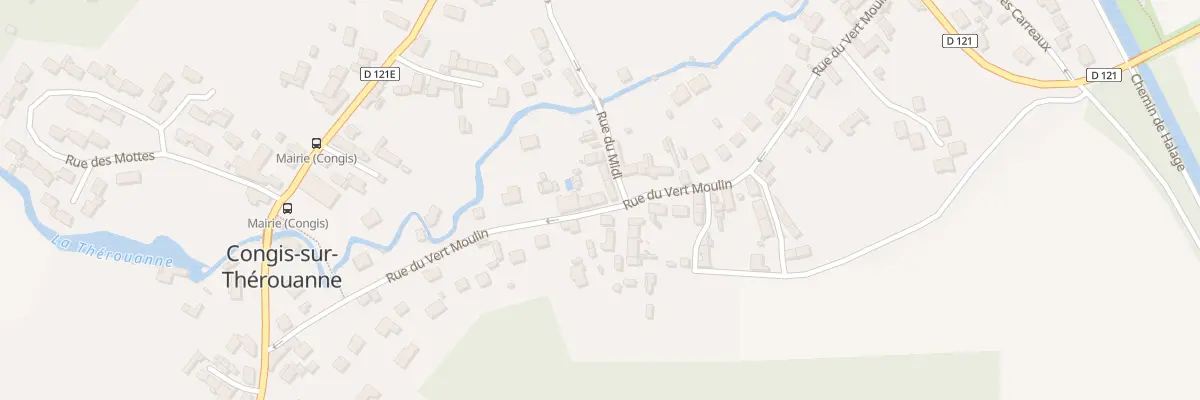 Plan du 17 Rue du Vert Moulin à Congis-sur-Thérouanne