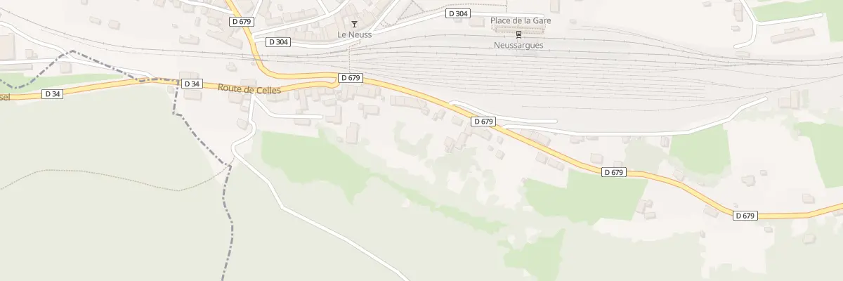 Plan du 22 Rte de Saint-flour à Neussargues-Moissac