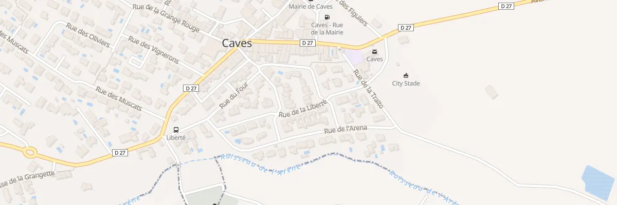 Plan du 20 Rue des Matins Bleus à Caves